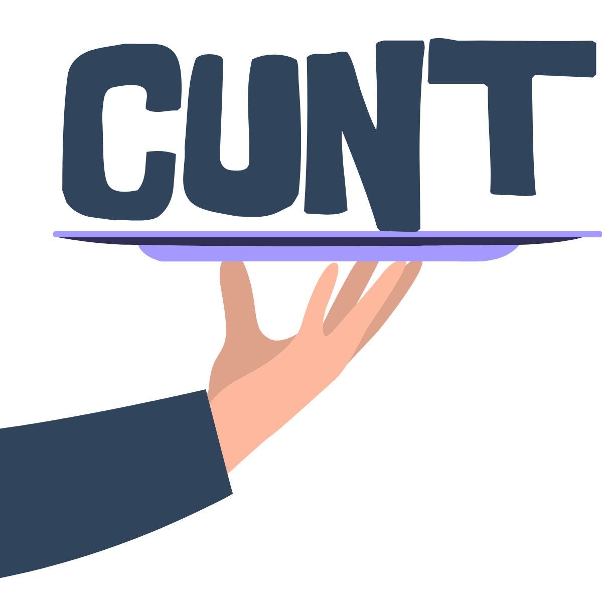 Serving C*nt Sticker | Baddie Quote Vinyl Sticker | Feminine Rage Aesthetic | Bold Internet Girl Sticker