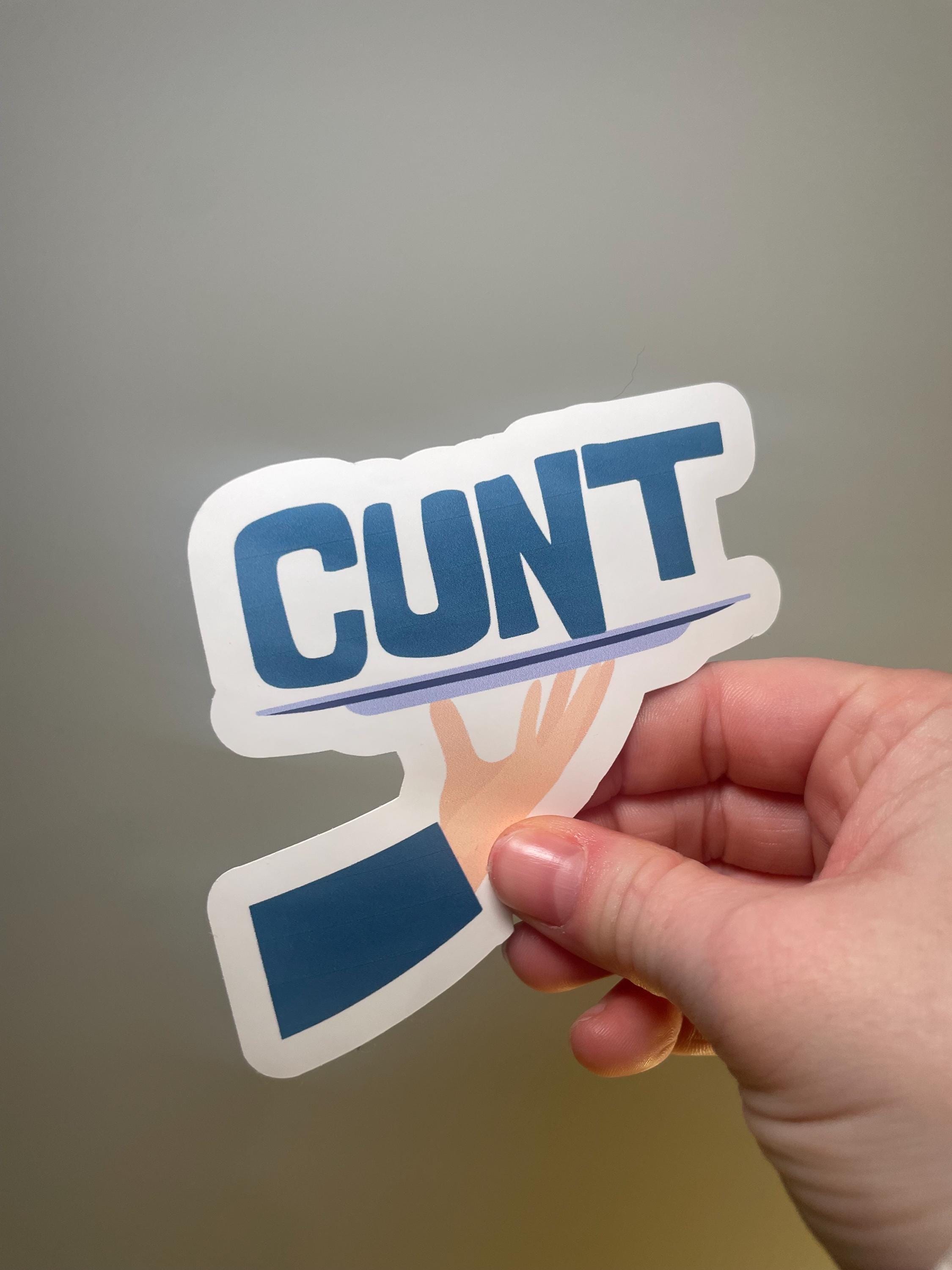 Serving C*nt Sticker | Baddie Quote Vinyl Sticker | Feminine Rage Aesthetic | Bold Internet Girl Sticker