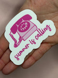 Retro Phone Summer Sticker – Waterproof Vinyl Decal