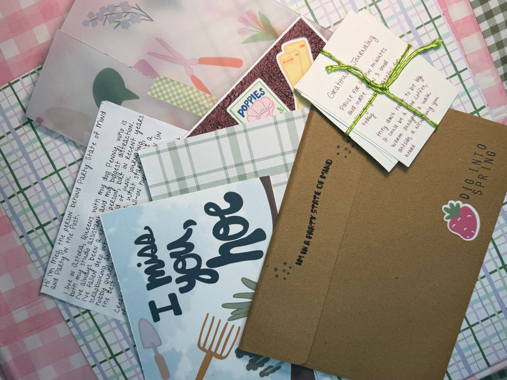 Party in the Post – Monthly Junk Journal & Sticker Happy Mail Club