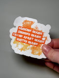 Timothee Orange Sticker | Marty Supreme Quote Sticker | Pop Culture Aesthetic Vinyl Sticker | Internet Meme Sticker
